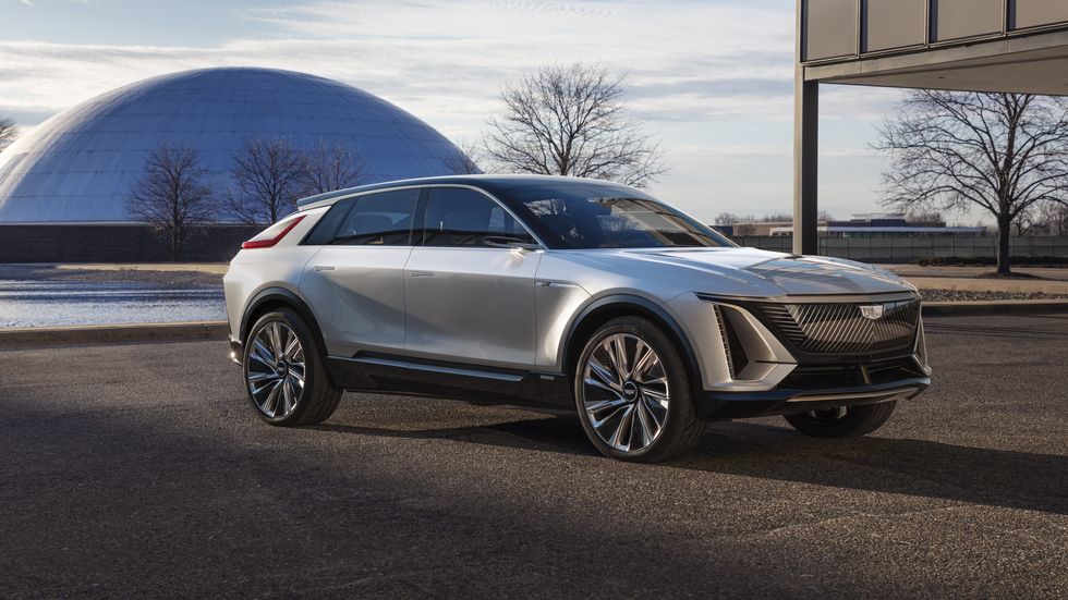 cadillac lyriq pairs next generation battery technology with a bold design statement which introduces a new face, proportion and presence for the brand’s new generation of evsimages display show car, not for sale some features shown may not be available on actual production model