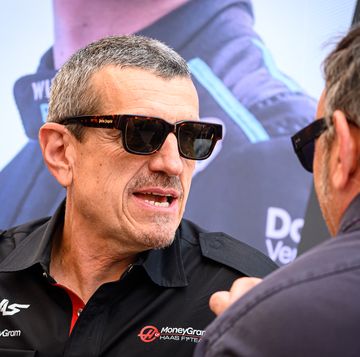 guenther steiner, hass f1 team's team principal is seen in