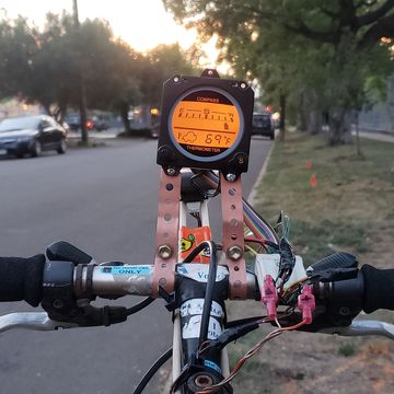 mitsubishi montero compass on bicycle
